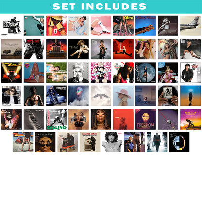 200 Unique Album Covers Square Printed Photos Album Cover Collage Kit