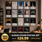 Drake Album Cover Posters – 18-Piece 8x12 Inches Wall Art Set