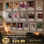 Taylor Swift 16 Album Cover Posters | 8" x 12" | Music Wall Art Collection