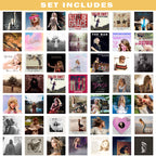 Second preview of the Taylor Swift digital poster collection featuring printable album covers, song artwork, and music wall décor designs.