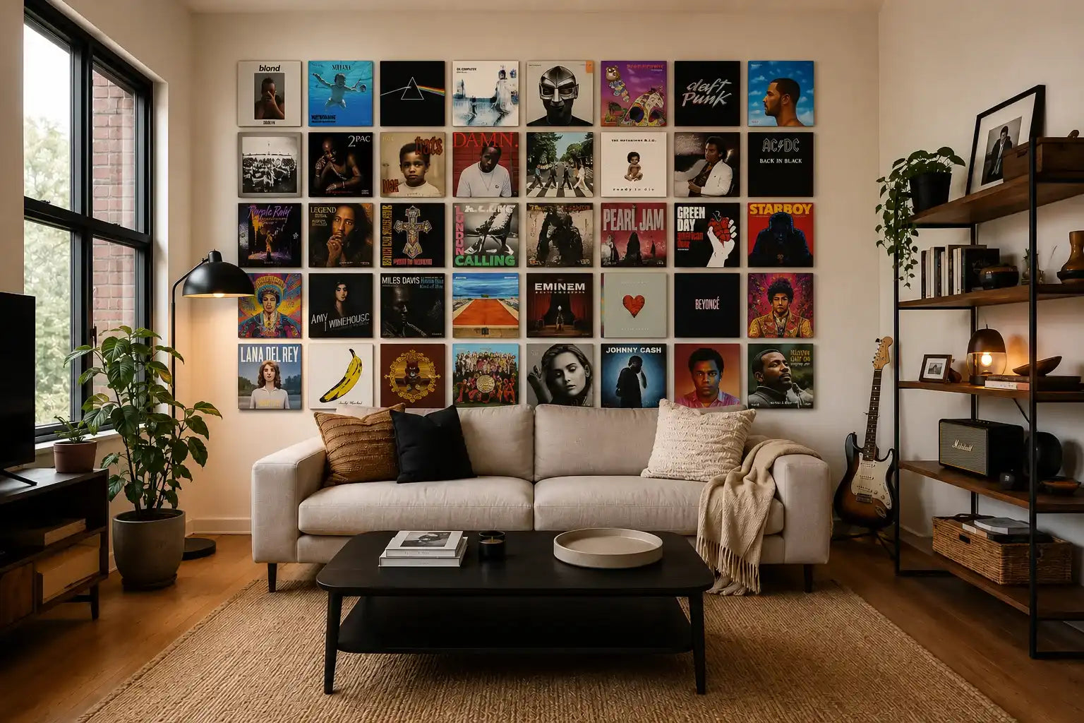 Room after adding Zefina Art album posters