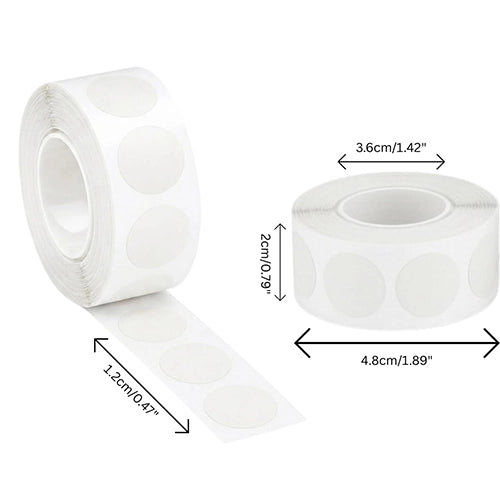 200 Clear Glue Dots – Removable Adhesive Dots for Posters & Wall Decor