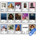 Collection of 15 Heavy Hitters album cover posters featuring popular hip-hop, R&B and pop artists as high-resolution printable digital downloads.