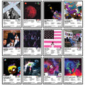 Twelve Lil Uzi Vert album-inspired poster designs displayed together.