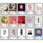Full collection of 15 Mac Miller album-inspired poster designs displayed together.