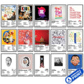 Printable digital set of 15 Mac Miller album cover poster designs shown in a collage with a download and print label.