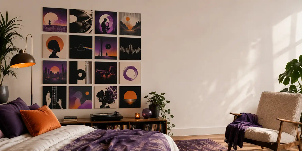 Zefina Art album poster wall and music decor