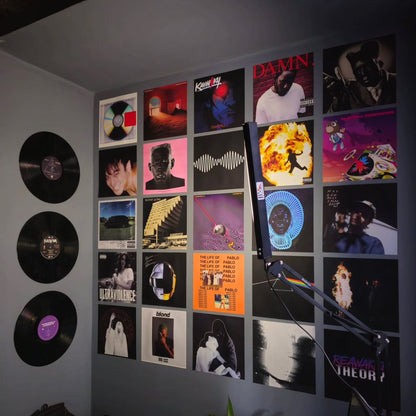 100 Unique Album Covers Square Printed Photos Album Cover Collage Kit
