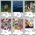Six SZA album-inspired poster designs displayed together, including SOS, Ctrl, and SOS Deluxe: Lana.