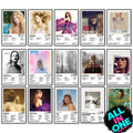 Taylor Swift 16 Album Cover Posters | 8" x 12" | Music Wall Art Collection
