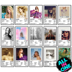 Taylor Swift 16 Album Cover Posters | 8" x 12" | Music Wall Art Collection