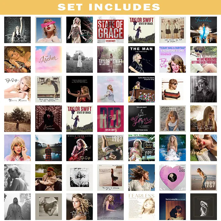 Second preview of the Taylor Swift poster collection with album-inspired designs