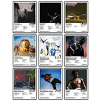 Nine Travis Scott album-inspired poster designs displayed together, including Astroworld, Utopia, and Rodeo.
